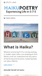 Mobile Screenshot of haiku-poetry.org